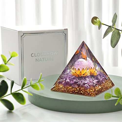 Оргон Пирамида, Кристал чакра Позитивен генератор на енергија, оргонитни пирамиди за заштита на е-енергија и лековита медитација, богатство,
