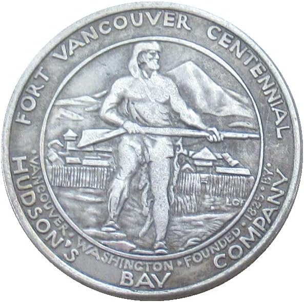 Комеморативна монета од половина долар 1925 година Странска копија сребрена позлатена