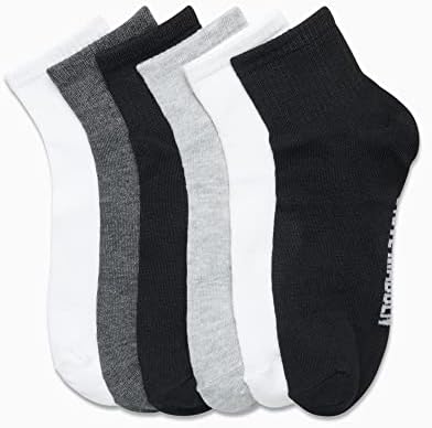 Chosенски чорапи на Стив Мадден - 6 пакувања Атлетски чорапи за жени - Кварта за перформанси во перформансите сечење чорапи