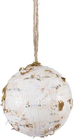 Викерман 4 вештачки божиќен украс на топката од бреза
