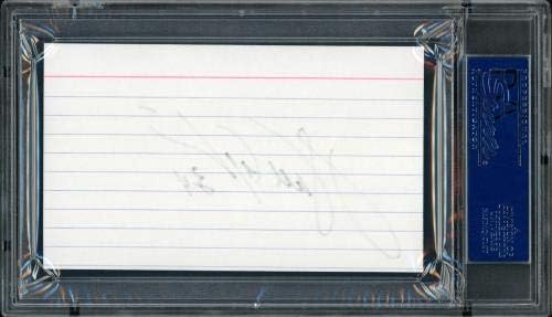 Волтер Пејтон Автограм 3х5 Индекс Картичка Чикаго Мечки Пса/Днк Акции 64589-Мак Намалување На Потписи