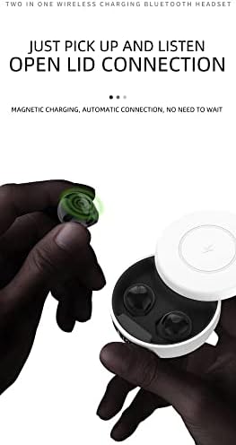 Лолука Мини Безжични Слушалки За Уши Мали Bluetooth Слушалки LED ДИСПЛЕЈ Електрична Енергија Слушалки Стриминг Музика Од Мобилен Телефон За