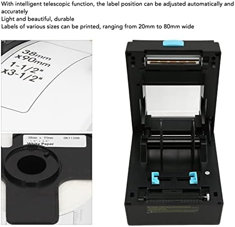 Печатач за термички етикети со етикета Gowenic Bluetooth, печатач за етикети со етикети за етикети за логистика за мал бизнис,