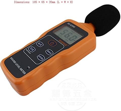 TWDYC Protable LCD дигитален звук на мерач на мерач за мерење на бучава DB Decibel Decibel Decibelter Monitoring Teger Tester Tester