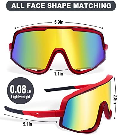 Скајвеј Спортски Очила За Сонце Очила За Велосипедизам За Мажи Жени Ув400 Заштита Бејзбол Планински Велосипедизам Возење Трчање