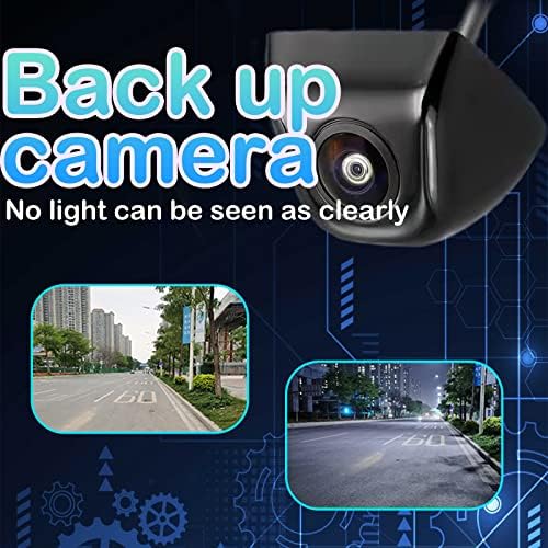 jeseny 1 пакет CAR HD резервна камера, IP69 водоотпорен ноќен визија метал заден поглед Обратна камера, 170 ° прилагодлив заден страничен