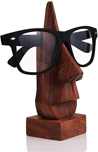 Милијарди зделки дрвени очила за очила за очила за очила за приказ на станбери за држачи за стакло рачно изработени дисплеј оптички додатоци