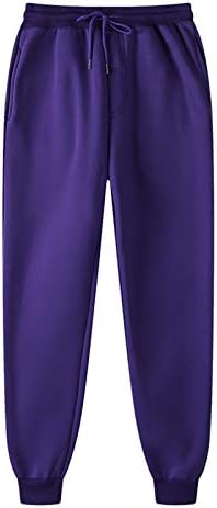Машка модна цврста боја на хип-хоп, џемпери, вежбање и фитнес, кои се наоѓаат во дното на панталоните