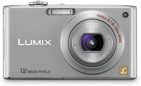 Panasonic Lumix DMC-FX48 12mp Дигитална Камера со 5x Мега Оптичка Слика Стабилизиран Зум И 2.5 инчен LCD