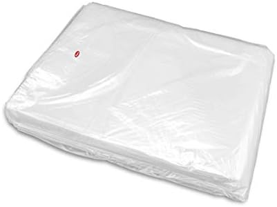 SIPA 35X44 инчи 50 парчиња 100 мерачи POF не-вентилаторски дупки за смалување на завиткувани торби со миризба совршени за завиткување
