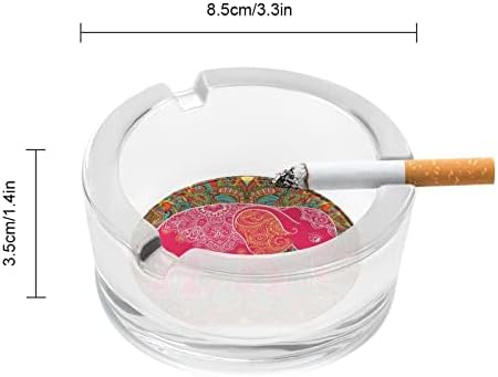 Пепелници за цигари риба и сидро кристално стакло стаклена лента за пепел пушење држач за пепел за домашна канцеларија на табелата на врвот