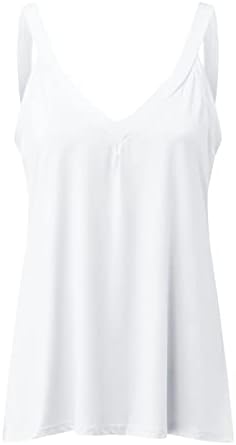 Нархбг резервоар врвови за жени лето трендовски важни кошули без ракави, жени без ракави, обични тунични маици, ками елек блузи
