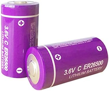 PKCELL 3.6V C големина ER 26500 9000mAh литиум тионил хлорид батерија со врвот на копчето