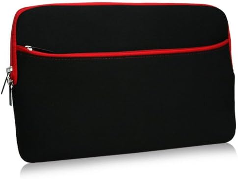 Кутија за боксерски бран за книга „Самсунг галакси“ - мекото количество со џеб, мека торбичка неопрена покривка на ракав Зипер џеб