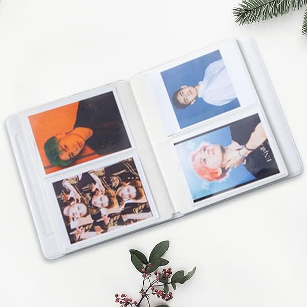 Binder Kilogograph Kpop Photocard - Пакет од 3, 144 џеб, подароци за Teen Girls, 3 -инчен мини албум за фотографии, Love Heart