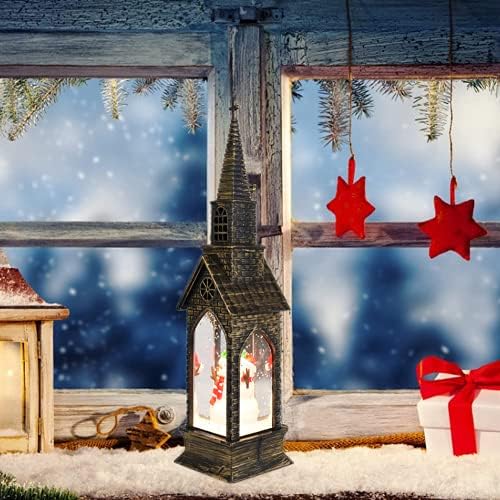 Дувин 2 ПСЦ Божиќен фенер на фенер ， го предводеше Божиќниот фенер Снежен глобус затворен и Хатдор Божиќен празник Дома Декорација погоден