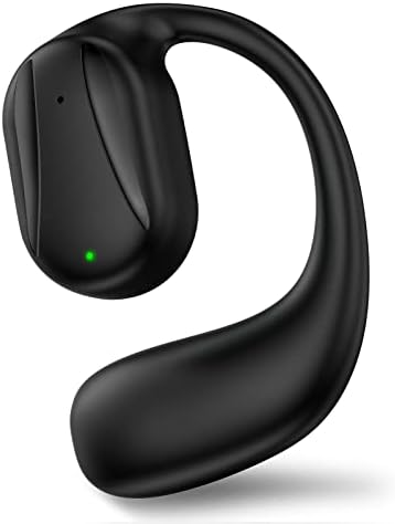 Слушалки со отворено уво [само лево уво], безжичен Bluetooth 5.2 Откажување на бучава 16 часа слушалки за траење на батеријата со