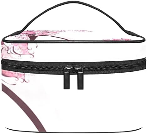 Патување Шминка Торба, Козметичка Торба Сочинуваат Организатор Случај, За Жени Чанта За Тоалети Додатоци Четки, Виолетова Цвет