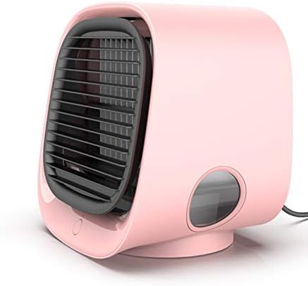 Личен климатик со топил 4 во 1 Mini USB климатик вентилатор за прочистување на вентилаторот за овлажните овластувач, вентилатор за ладење на