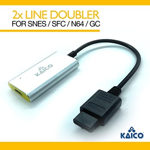 Kaico Analogue HDMI Адаптер за употреба Со Nintendo N64 Супер Нинтендо, Супер Famicom и Gamecube-Поддржува 2x Линија-Удвојување-Едноставен