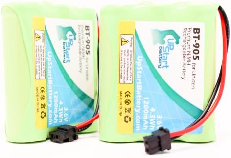 2 пакет - Замена за Батеријата на Uniden DXAI5588-2 - Компатибилна со батеријата на телефон без безжичен безжичен меур