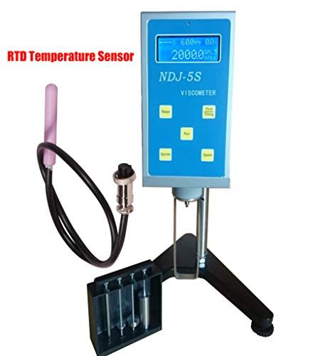 HFBTE дигитален вискозност мерач на ротациониот вискометар со функцијата на температурата на температурата на температурата RTD директно прикажете