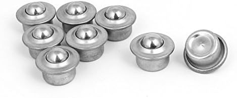 Копчиња за прирабница AEXIT FILLEAT и рачни тркала за фиксирање на единицата за пренесување монтирани топка за лежишта Индустриски сребрени starвездени