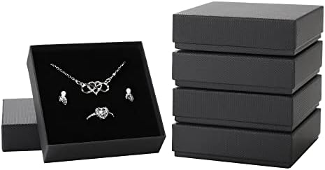 Кутии за подароци за накит од пакет Франтис 20, Дебела хартиена кутија за пакување за подароци за накит, куќиште за подароци за нараквица