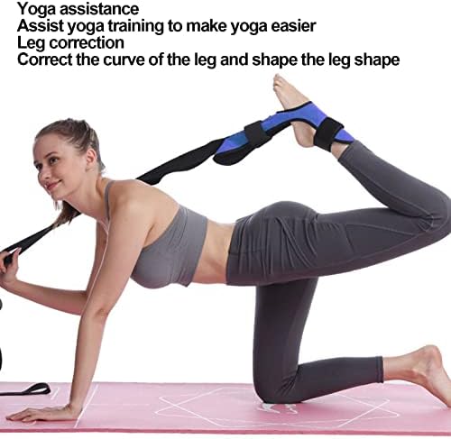 Фитнес каиш за истегнување на јогата, флексибилност за истегнување лента за јога, анти -кршење за јога за мажи
