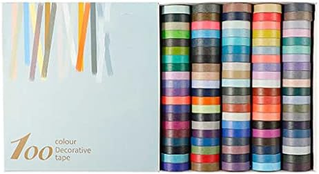 N/ A 60 бои/ 100 списанија за украси за украси налепници Училишни материјали