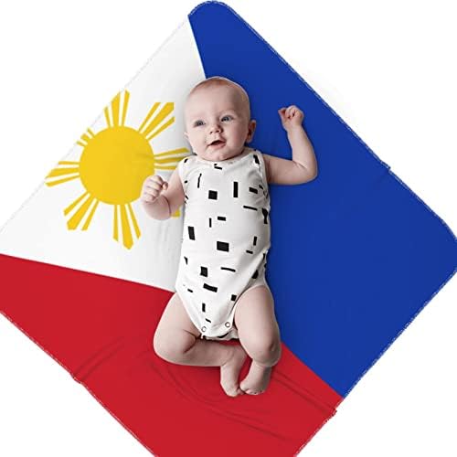 Бебе ќебе со знаме на Филипини, кој прима ќебе за обвивка за покривање на новороденчиња за новороденчиња