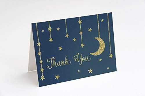 Трепкајте мала starвезда Ви благодариме картички Starвезда и Месечината над месечината Тема за преклопување Белешки поздрави картички морнарица