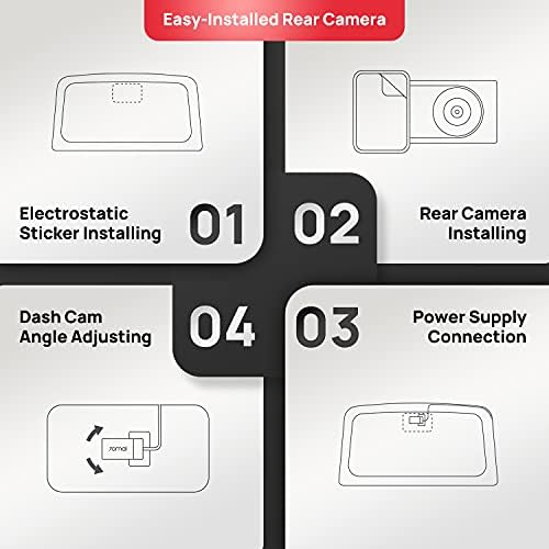 70маи Задна Камера RC06, 1080P, 130° FOV, Резервна Камера за 70mai Цртичка КАМЕРА A500S/A800/A800S