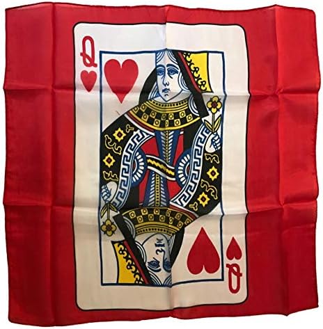 Лондон Меџик работи кралица на срцата од 18 инчи свила - вклучува упатства за трик - совршен дополнителен допир за вашата магија!