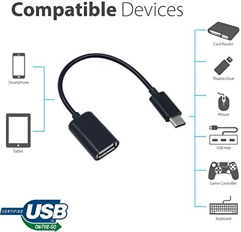 OTG USB-C 3.0 адаптер компатибилен со вашиот Xiaomi 12X за брзи, верификувани, повеќекратни функции за повеќекратна употреба, како