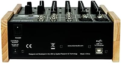 Art Tubemix Five Channel Mixer со USB и доделен 12ax7 цевка, црна