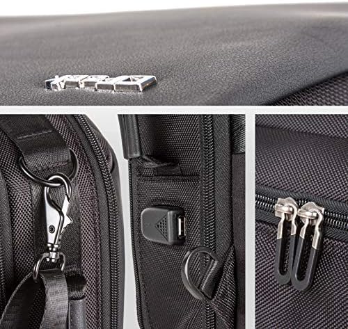 Опакуван РФИД Бизнис 15,6 инчи лаптоп ранец конвертибилен пораст на одделот за анти-кражба на лаптоп, рак на лаптоп, USB полнење