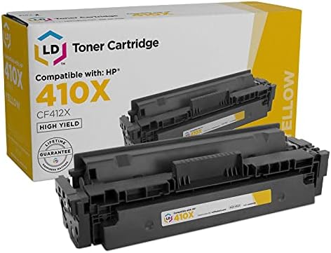 Замена на кертриџ за компатибилни тонер на производи LD за HP 410X CF412X висок принос за употреба во HP боја ласерјет Pro MFP M477FDN M477FDW,