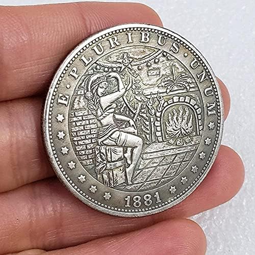 Антички занаети 1881 Комеморативна монета од Вандерер Сребрен долар