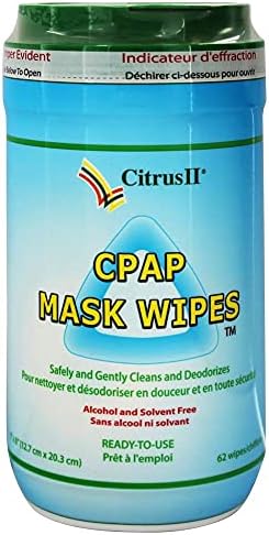Citrus Magic CPAP Mask Cleass Cleass Wipes 62 CT