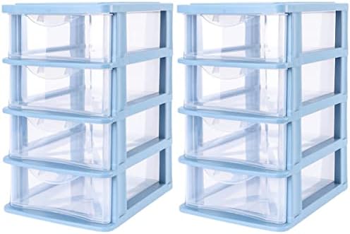 Cabilock Sundries кутија за складирање 2 парчиња фиоки за складирање Организатор за складирање на куќи за складирање на организатор