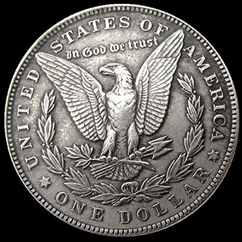 Предизвик Монета Скитник Шанту Монета Американски Морган Двојна Страна Главата Копија Комеморативна Монета Колекција