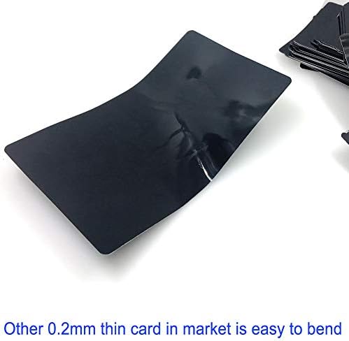 Ебамаз метални деловни картички Анодизирана алуминиумска плоча 86x54x0.8mm