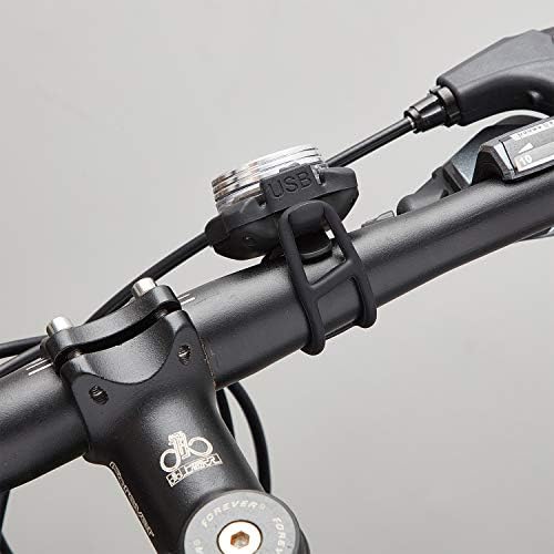 12 парчиња велосипед светло силиконски ленти велосипедски гумени ленти за велосипеди, светло силиконски монтиран опсег за сетови за светло за велосипеди, црна