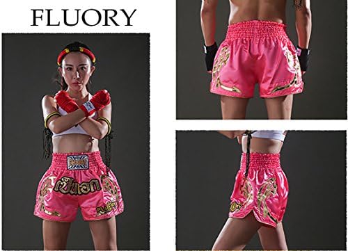 Флуорен Муај Тајландски борбени шорцеви, ММА шорцеви Обука за обука на облека за кафез Борба против боречки вештини за кикбокс