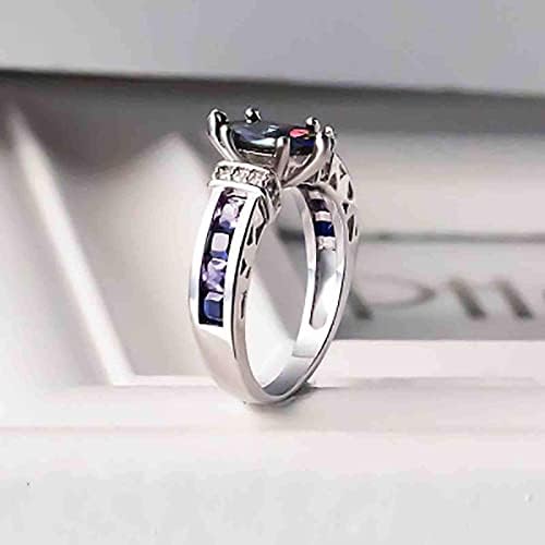 2023 Нов ринг за накит прстен на в Valentубените, роденденски подарок за свадба прстен за венчавки за жени, модни прстени со скелети,