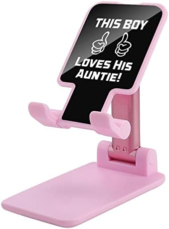 Ова момче ја сака својата тетка! Прилагодлив држач за преносни таблети за мобилни телефони за канцелариски патнички фарма куќа розов стил