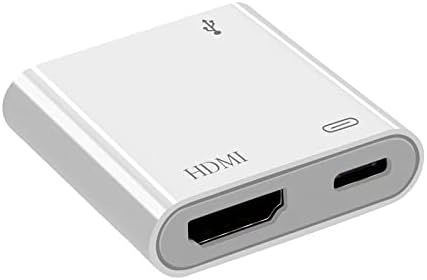 pstuiky Приклучок И Репродукција Hdmi Конвертор за iOS Адаптер На Тв Av Hd 1080p Адаптер За Дигитален Дисплеј СО USB - Pd Адаптер Линија