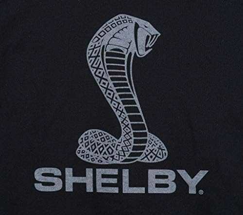 Шелби Американска Кобра Супер Змија Логото Худи-Црна