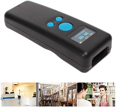 Читател на USB бар -код, скенер за баркодови со Bluetooth Брз декодирање на аларм 3 во 1 пречки отпорен со 2,4G приемник за паметен